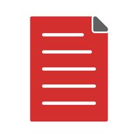 Document Icon Design vector