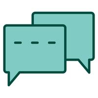  Conversation Icon Design vector