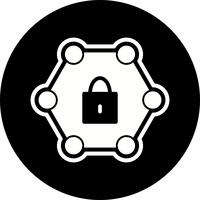 Protected Network Icon Design vector