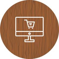 Compras en línea Icon Design vector