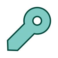  Key Icon Design vector