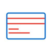 Credit Card Icon Design vector