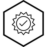 Valid Stamp Icon Design vector