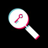 Keyword Search Icon Design vector