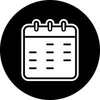 Diseño de icono de calendario vector