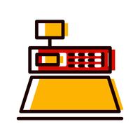  Cash Counter Icon Design vector