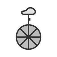 Unicycle Icon Design vector