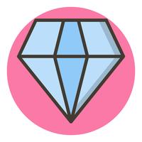 Diseño de icono de diamante vector