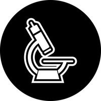 Microscope Icon Design vector
