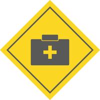 First Aid Box Icon Design vector