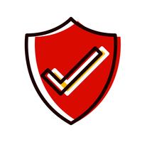 Shield Icon Design vector