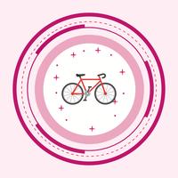 Diseño de icono de bicicleta vector