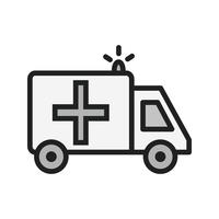 Ambulancia Icon Design vector