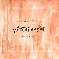 Coral color Trendy sea shell watercolor and gold gouache texture background print wallpaper vector illustration design for banner, poster, magazine