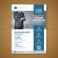 Business cover a4 template and flat icon for a report and brochure design, flyer, banner, leaflets decoration for printing and presentation vector illustration