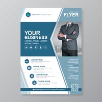 Business cover a4 template and flat icon for a report and brochure design, flyer, banner, leaflets decoration for printing and presentation vector illustration