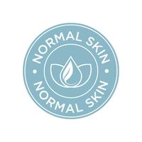 Normal skin icon.  vector