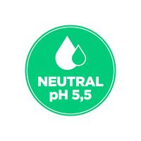 Icono de pH neutro vector