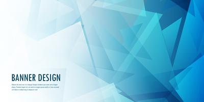 Abstract low poly banner design  vector