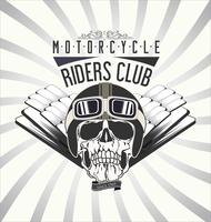 Vintage motorcycle background vector