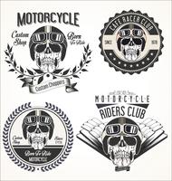 Vintage motorcycle background vector