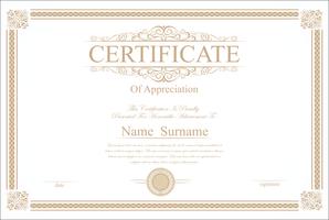 Certificate vector