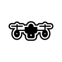 diseño de icono de drone vector