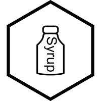  Syrup Icon Design vector