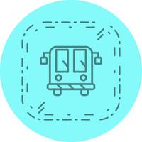 Airport Bus Icon Design vector