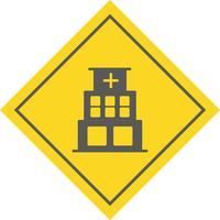 Hospital Icon Design vector