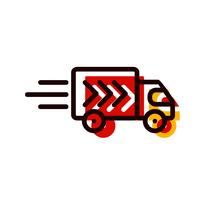 Delivery Truck Icon Design vector