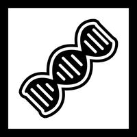 DNA Icon Design vector