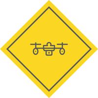 diseño de icono de drone vector