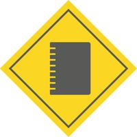 Cuaderno espiral icono de diseño vector