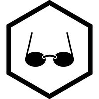 Gafas Icon Design vector