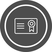 Certificate Icon Design vector