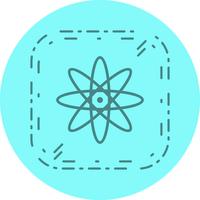 Atom Icon Design vector