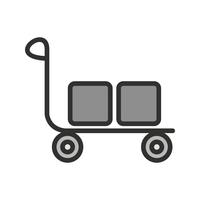 Trolley Icon Design vector