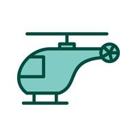 Helicóptero Icon Design vector
