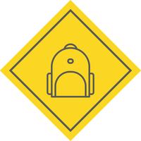 Bagpack Icon Design vector