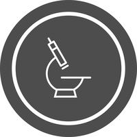 Microscope Icon Design vector