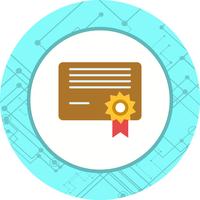 Diploma Icon Design vector