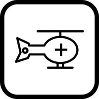 Helicóptero Icon Design vector