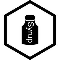  Syrup Icon Design vector