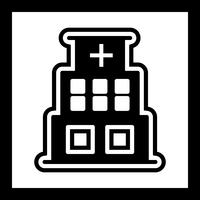 Hospital Icon Design vector