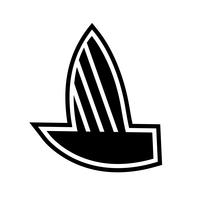 Yacht Icon Design vector