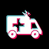 Ambulance Icon Design vector