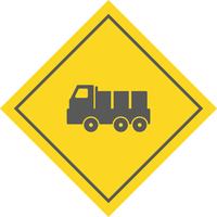 Dumper Icon Design vector