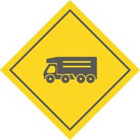 Tipper Truck Icon Design vector