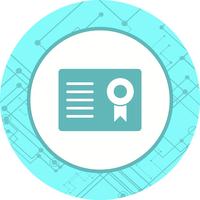 Certificate Icon Design vector